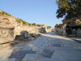 main street in ancient ephesus
